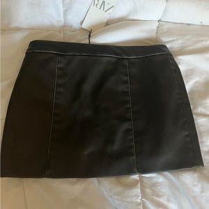 Zara Leather Skirt